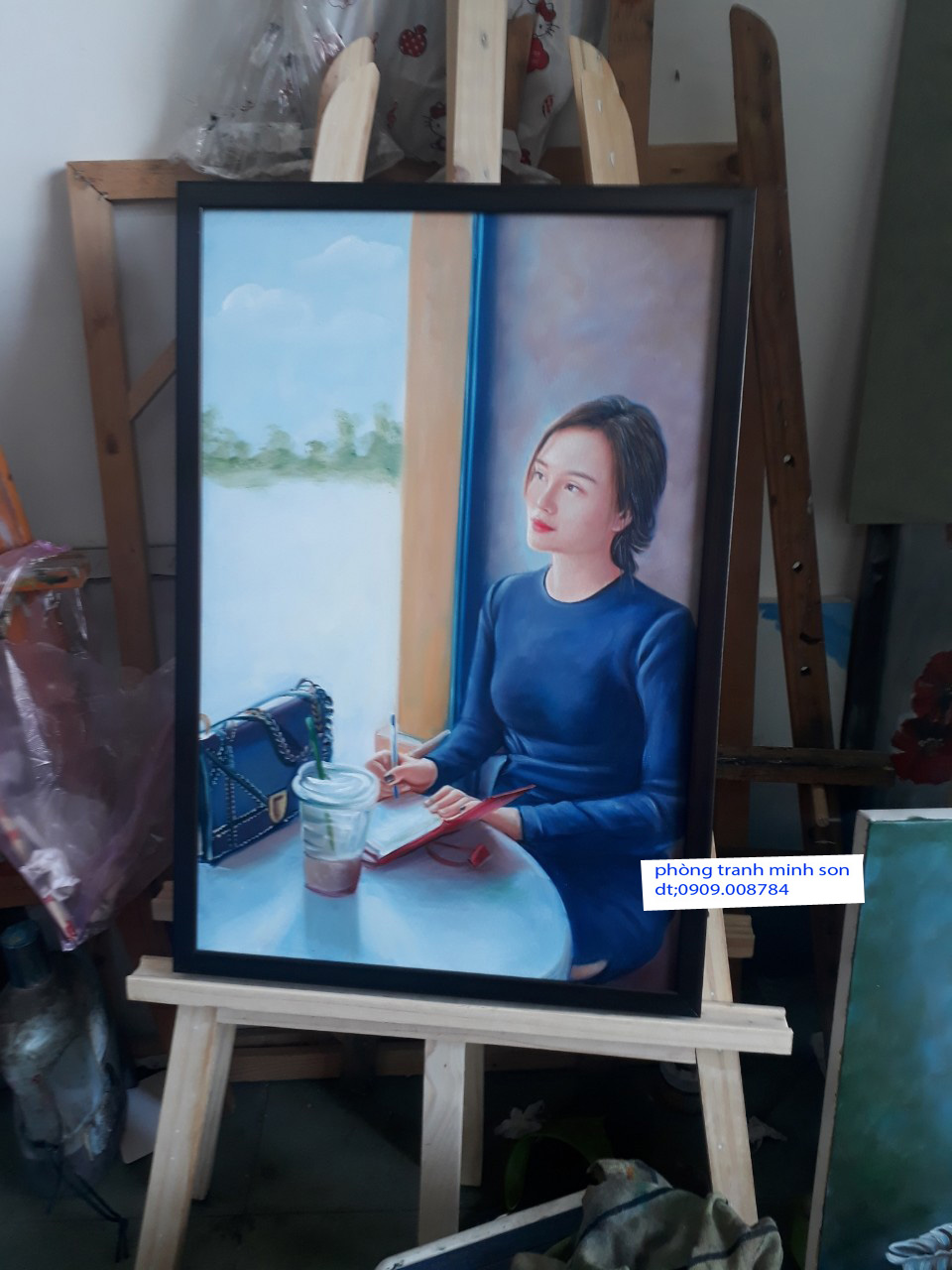 Loạt tranh sơn dầu hút hồn của họa sĩ vẽ chân dung HLV Park Hangseo