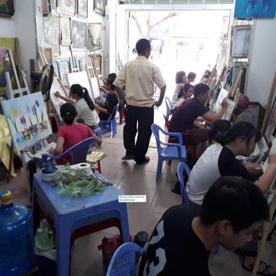 họa sĩ vẽ tranh