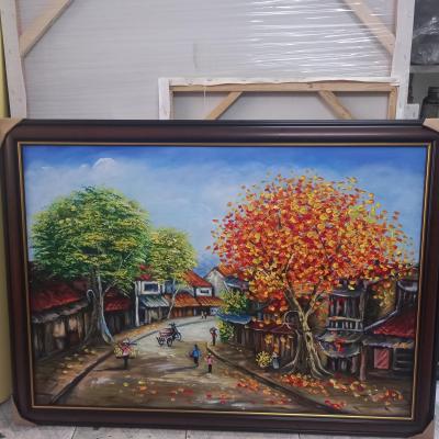 Vẽ tranh phố cổ