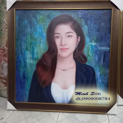 Vẽ chân dung sơn dầu