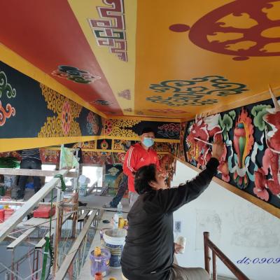 vẽ trang trí tranh tường