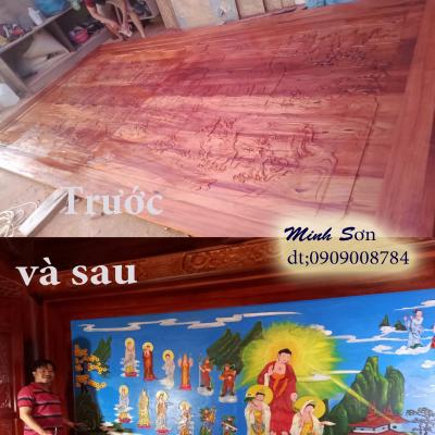 vẽ tranh tây phường cực lạc